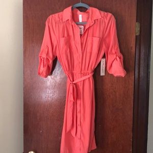 Collared Shirt Dress